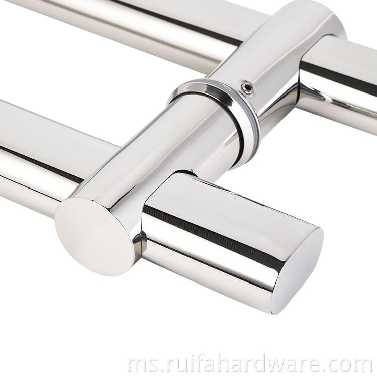 Kembali ke belakang menarik pemegang untuk pintu kaca (2) Back To Back Pull Handles For Glass Doors (2)